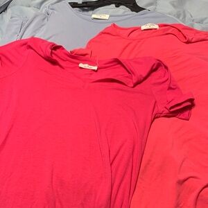 Zenana Outfitters Pink and Blue Tops